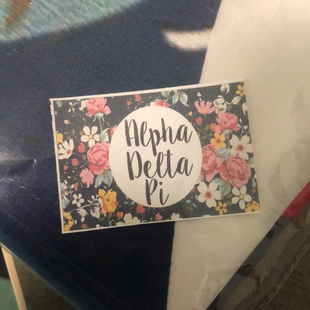 Alpha Delta Pi flag